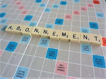 abonnement sur scrabble